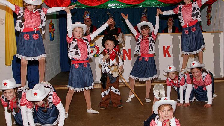 Als Cowboys die "Minis"