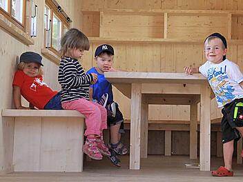 Sie haben ihren neuen "Fuchsbau" schon mal genau in Augenschein genommen.