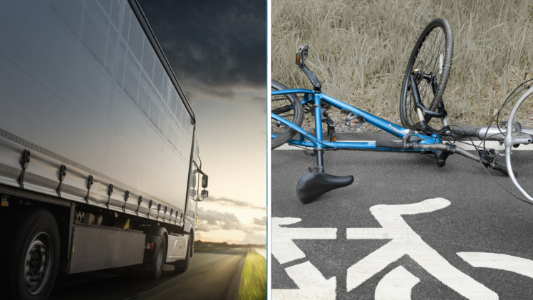 Radfahrer nach Unfall mit Lkw schwer verletzt
