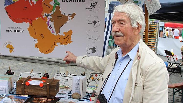 Klaus Rückert stellte das Engagement der "Coburger Initiative für Ärzte im Congo" vor.