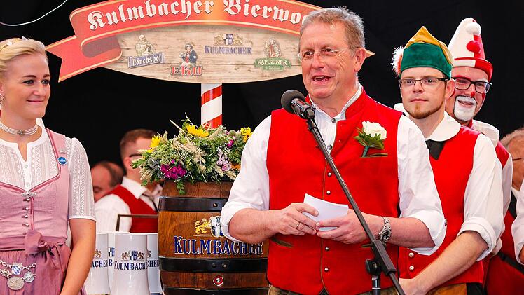 Die Kulmbacher Bierwoche ist eröffnet. Foto: Matthias Hoch