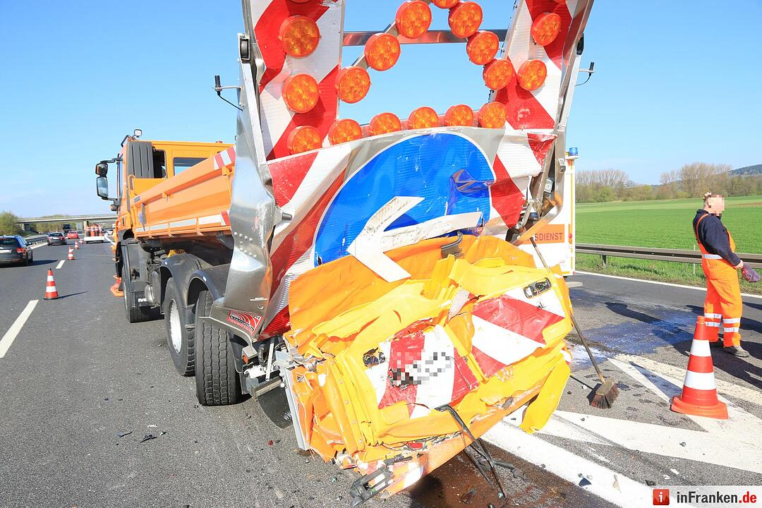 Bamberg-Hafen: Lkw-Unfall auf der A70