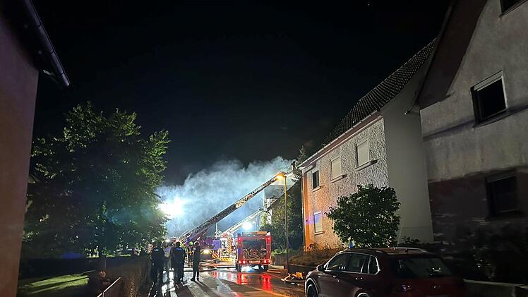 Feuer in einem Wohnhaus in Coburg