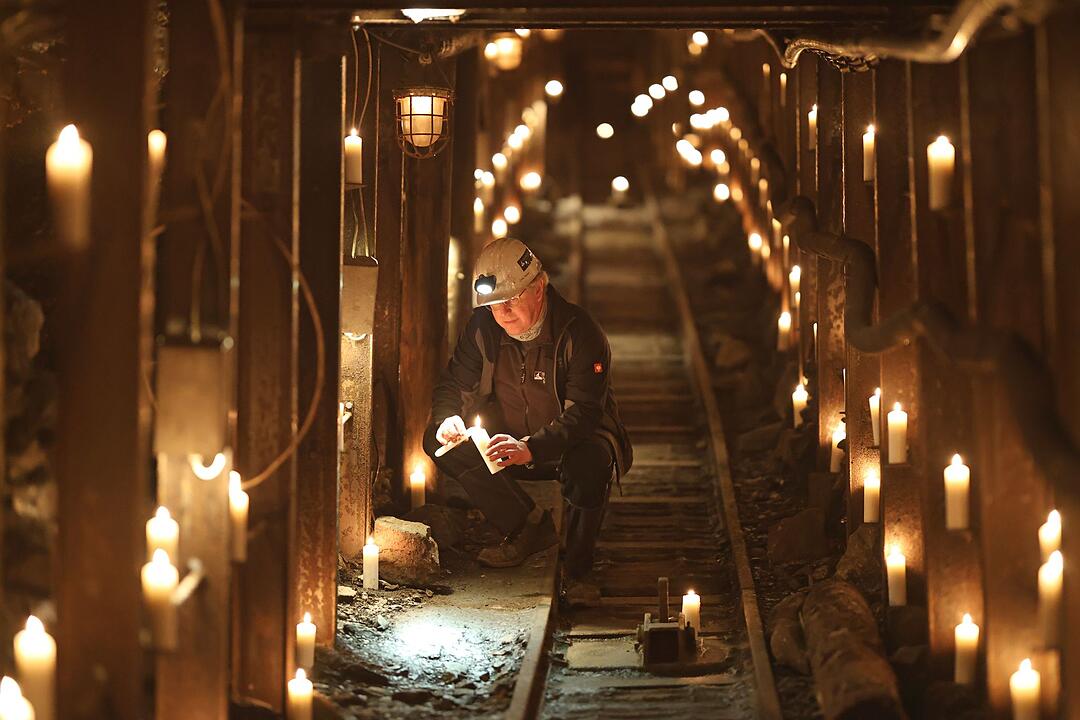 Lichterfahrt im Rabensteiner Stollen