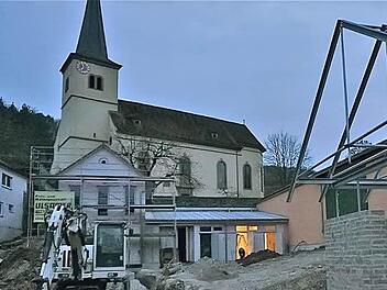 Der Dorfplatz in Sulzthal Foto: Gerd Schaar