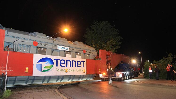 Schwertransporter Bamberg am 5. Mai 2015 Foto: Ferdinand Merzbach