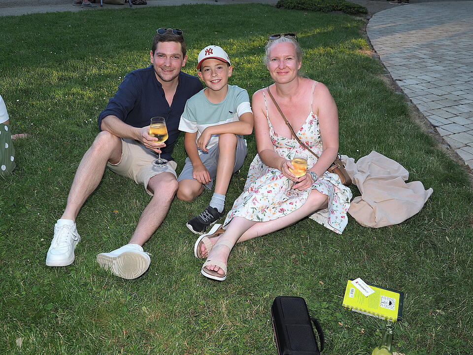 Das Fest fand im Schlosspark statt.