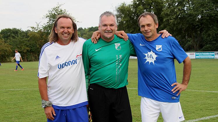 Die Schirmers: Gerhard (FC Sand, FC Zeil, FC Haßfurt), Bernd (FC Haßfurt, Spfr Unterhohenried) und Alfred (FSV Oberhohenried, FC Augsfeld)