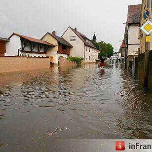 Gewitter in Franken am Mittwoch