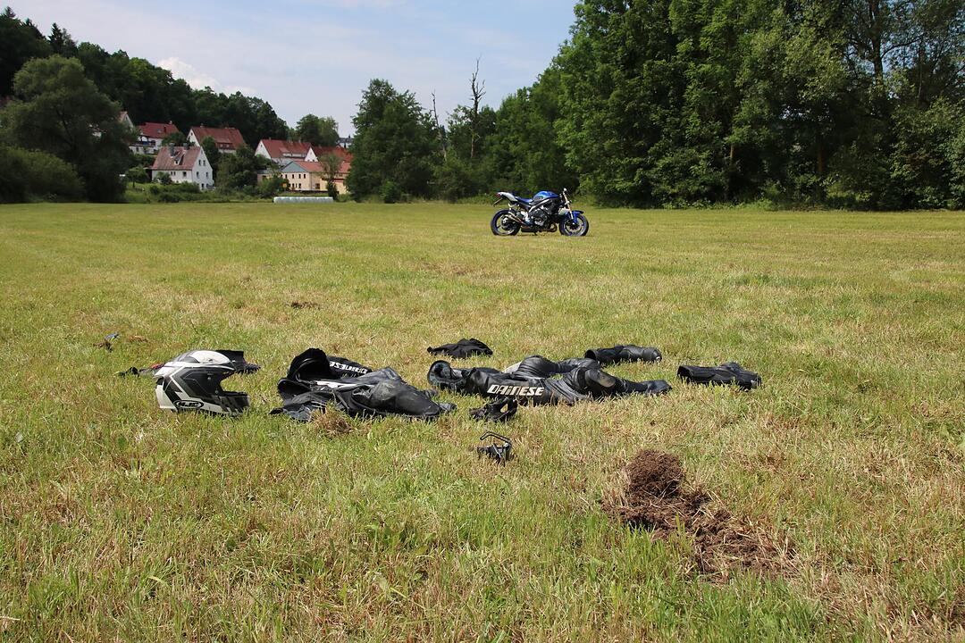 Schwerer Motorradunfall bei Maßbach