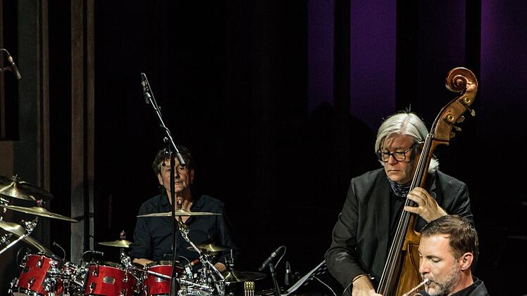 Die Coburger Band KArawahn bei ihrem Auftritt im Landestheater im Rahmen des Festivals "It'z JazzFoto: Jochen Berger