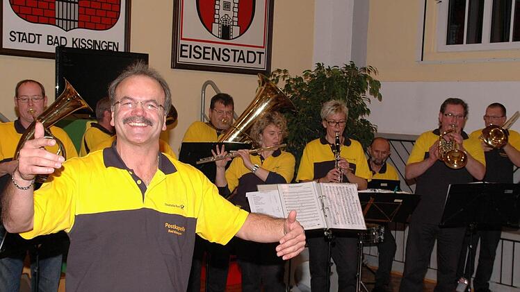 Vor dem Casting und während der Pause traten die Postkapelle Bad Kissingen unter der Leitung von Stefan Matthes auf.