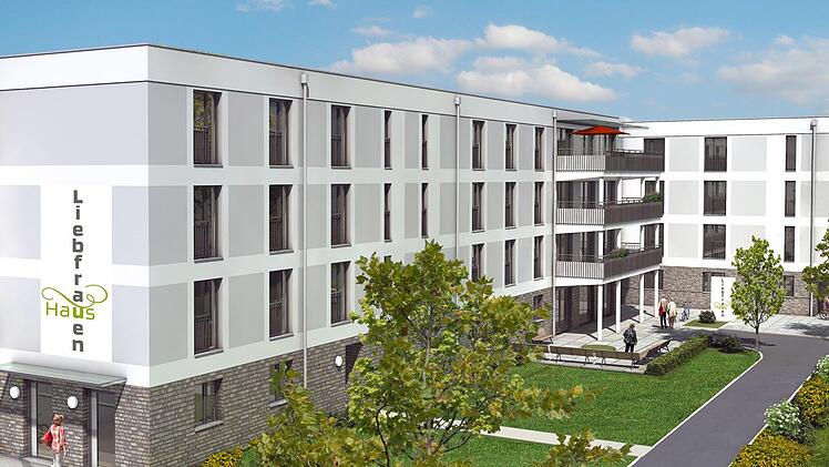 So soll das neue Pflegeheim aussehen.