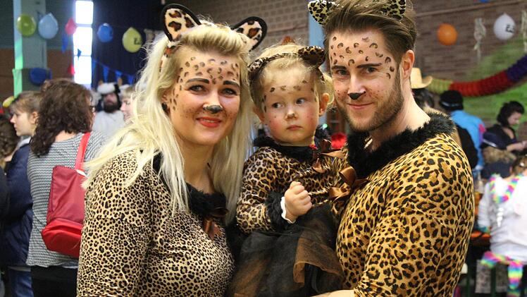 Keine Angst, sieht wild aus, aber die Familie war gebändigt.
