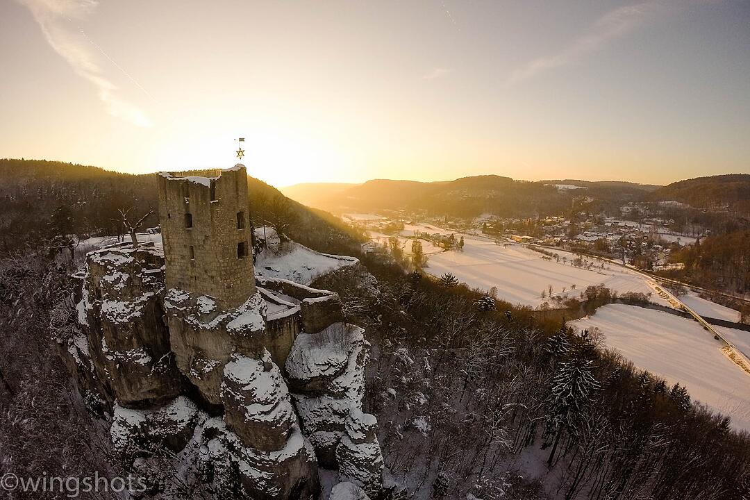 Die Burg Neideck in der Fränkischen Schweiz. Foto: Christopher Flügel/infrankenpix