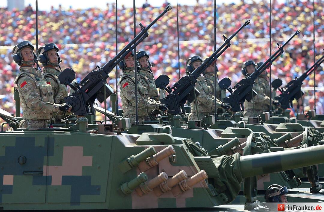 Militärparade in China