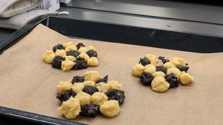 Fu&szlig;ball Cookies Zubereitung
