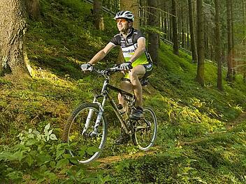 Die Rennsteigregion ist ein Paradies f&uuml;r Mountainbiker. Foto: privat