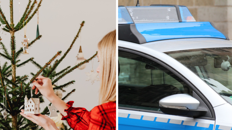 Dreister Diebstahl: Polizei ermittelt 21-jährige Weihnachtsbaum-Diebin