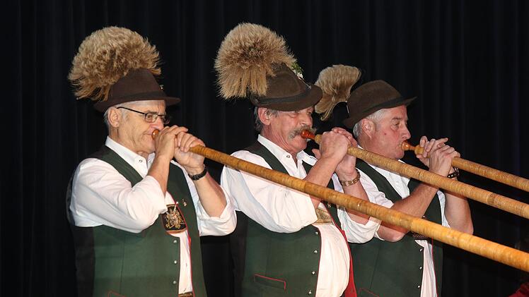 Die Tegernseer Alphornbläser Foto: Wolfgang Desombre