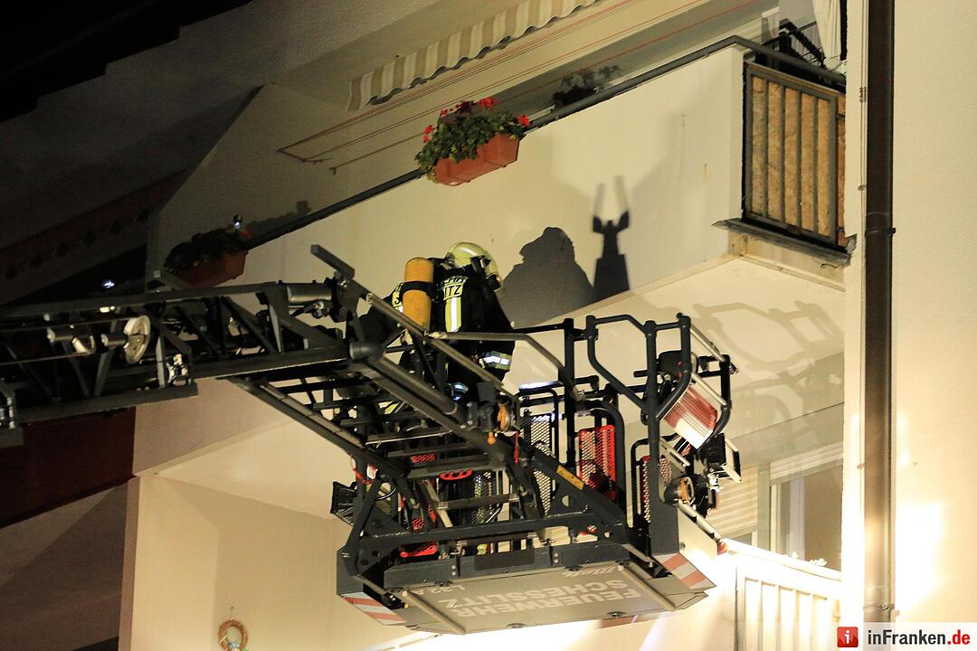 Brand in Mehrfamilienhaus in Memmelsdorf