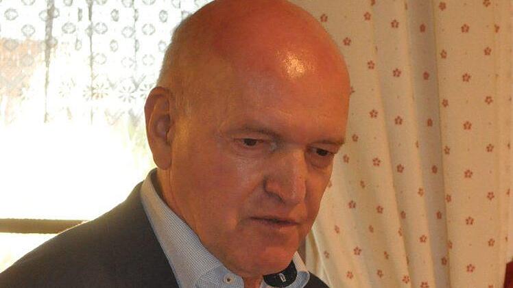 In einer leidenschaftlichen Rede ging Thomas Habermann, Landrat des Landkreises Rhön/Grabfeld, bei der Pfarrweisacher CSU auf regionale Themen ein.Fotos: Simon Albrecht