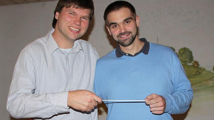 Beide kommen aus den Reihen der Georgis, beide haben musikalisch was drauf: Markus Greifensteiner (links) und Lukas Breitenbach. Foto: Ulrike Müller