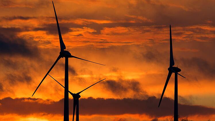 Im Roßbacher Forst wird es keinen Windpark geben. Das Bild zeigt Windräder in Mecklenburg Vorpommern. Foto: Jens Büttner/dpa