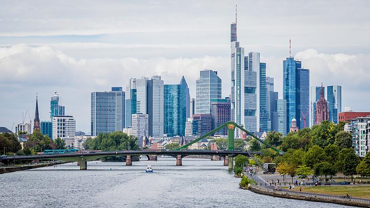 Wolkenkratzer Skyline Frankfurt