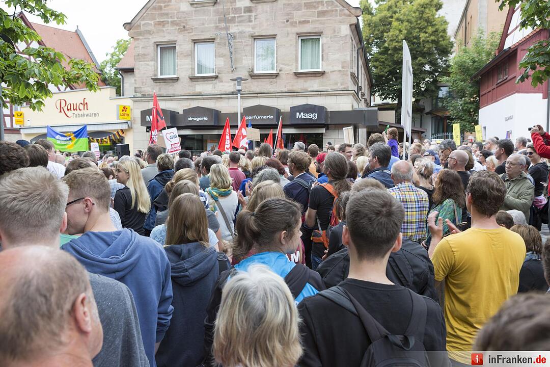 Demonstration gegen Rechts in Zirndorf