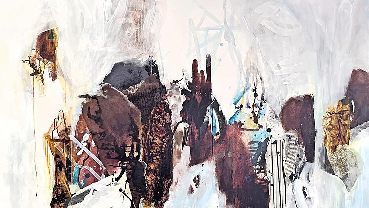Die Ausstellung „Bodenhaftung & Blauhimmel“ ist im Rathaus Baiersdorf zu sehen.