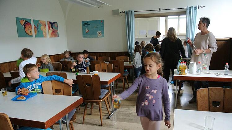 Jetzt gibt es für die Kinder einen richtig schönen Speisesaal.
