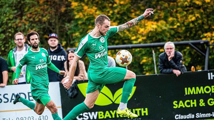 Julian P&ouml;tzinger war der gro&szlig;e Aktivposten beim TSV.  Foto: A. Muck