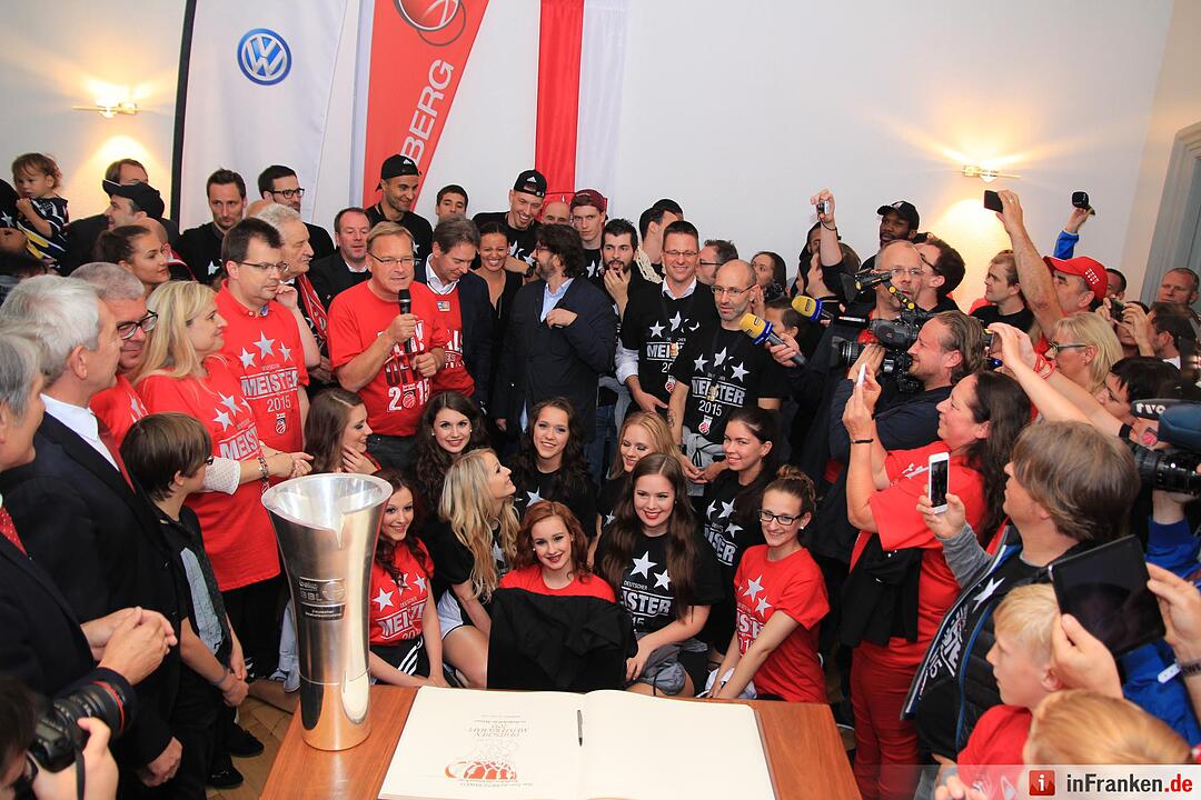 Meister-Party am Maxplatz