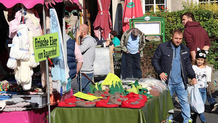 Herbstmarkt 2016 In Münnerstadt. Foto: Dieter Britz