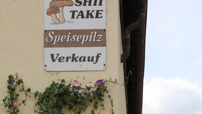 Hinweisschild an der Burggrumbacher Straße in Unterpleichfeld Foto: Barbara Herbst