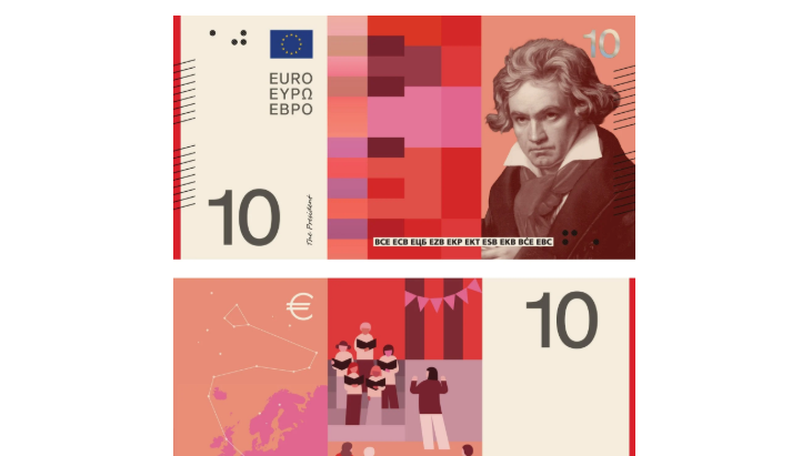 Ein Vorschlag: So k&ouml;nnten die neuen Euro-Noten aussehen.