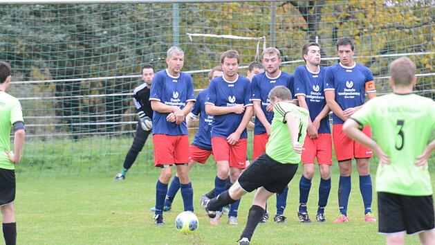 Spiel gegen den SV Machtilshausen vom Oktober 2015. Foto: ssp/Archiv