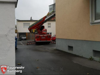 Feuerwehreinsatz in Bamberg wegen medizinischen Notfall