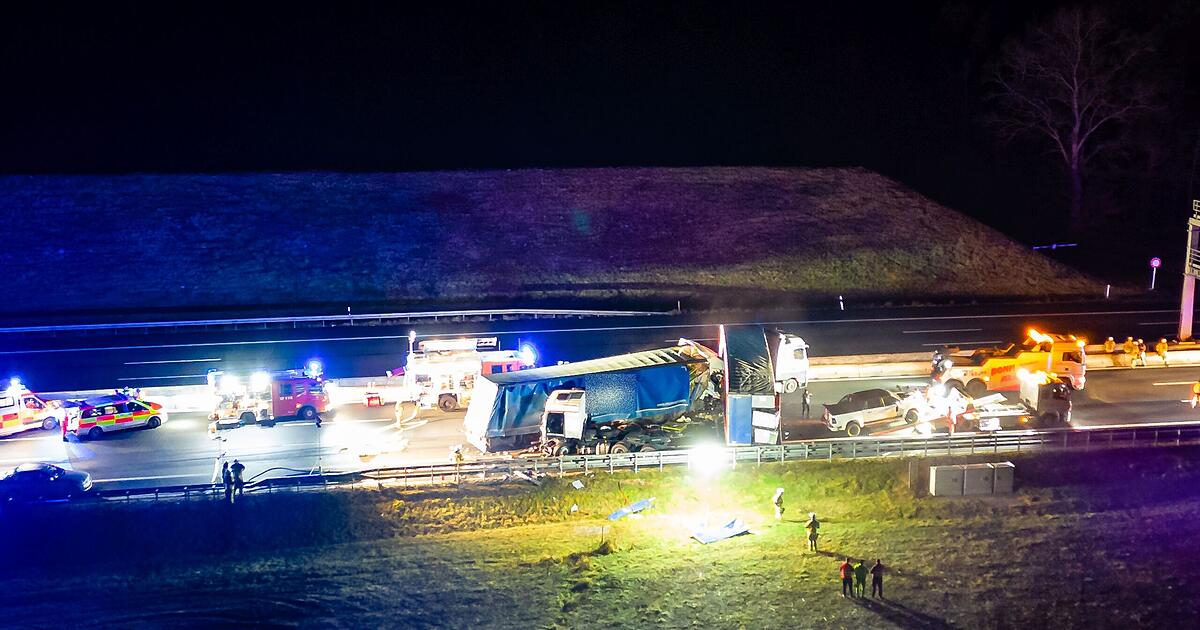 Roth district: Series of accidents on the A6 - | several people injured