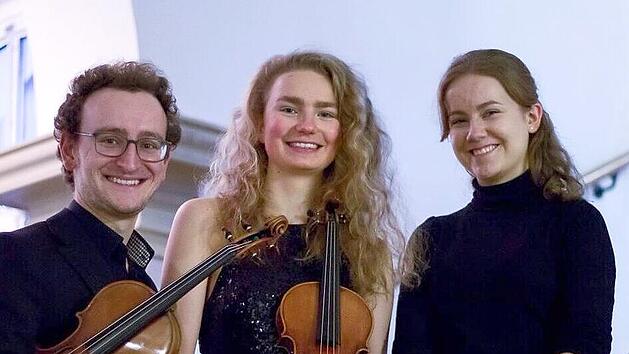 Moritz K&ouml;nig, Magdalena Maier und Cosima Fischer geben ein Konzert im Dorint.