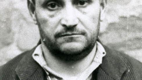 Jakob Julius Hess, geboren am 9. Januar 1892 in Geroda; Polizeifoto der Gestapoleitstelle in Würzburg vom 10. November 1938.