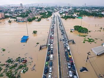 Überschwemmungen in Südthailand