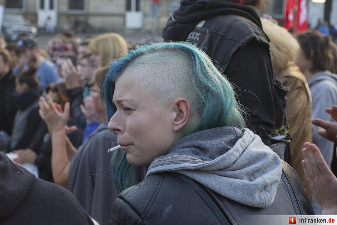Drei Kundegebungen am Donnerstag in Fuerth - Polizei zieht positive Bilanz