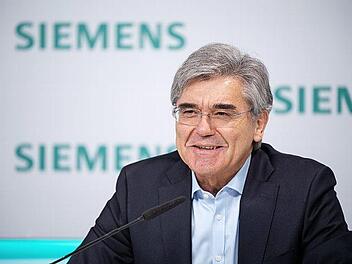 Zeigte sich zufrieden: Siemens-Chef Joe Kaeser Foto: Matthias Balk, dpa