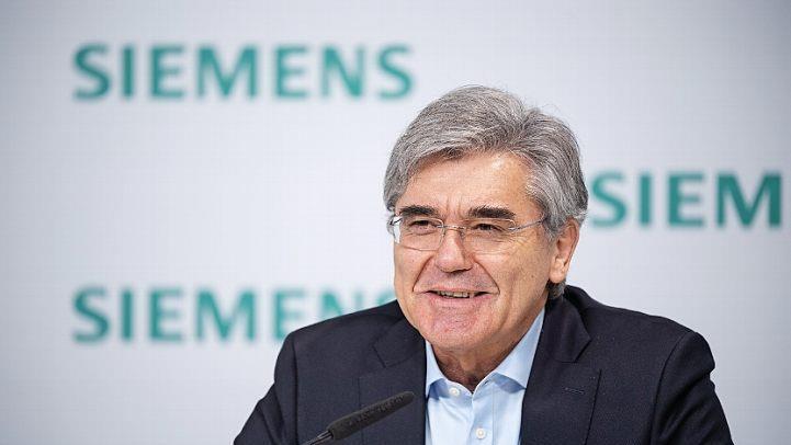 Zeigte sich zufrieden: Siemens-Chef Joe Kaeser Foto: Matthias Balk, dpa