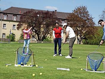 Der Golfplatz am Rindhof bei Maria Bildhausen zählt zu den Premium-Plätzen in Deutschland.  Foto: Anton Then