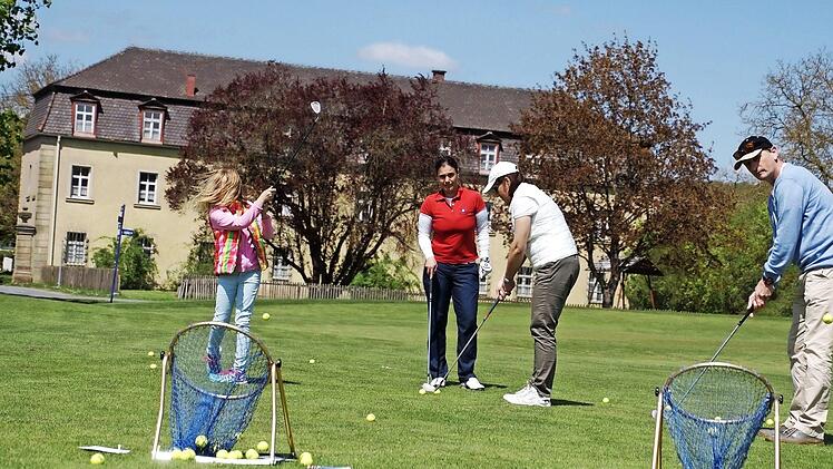 Der Golfplatz am Rindhof bei Maria Bildhausen zählt zu den Premium-Plätzen in Deutschland.  Foto: Anton Then