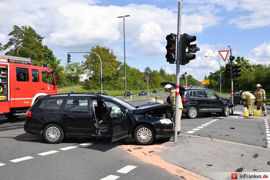 Schwerer Unfall am Berliner Ring in Bamberg