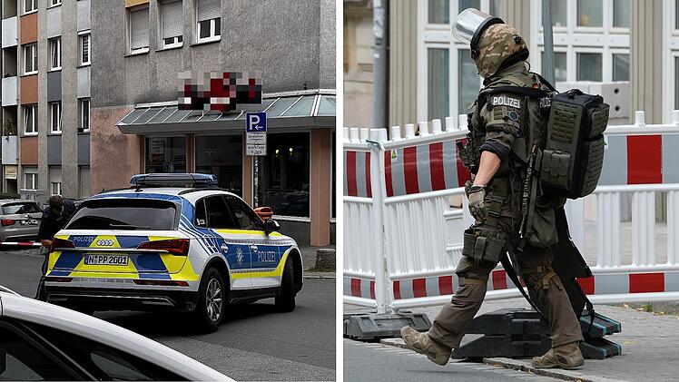 N&uuml;rnberg: SEK umstellt Wohnung - Mann soll mit Schusswaffe gedroht haben